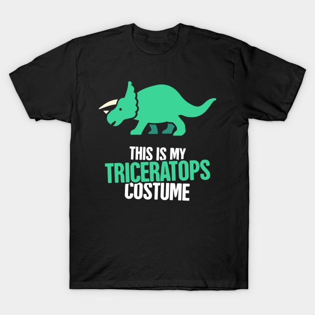 This Is My Triceratops Costume | Dinosaur T-Shirt by MeatMan